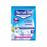 Купить Средство от моли "Чистый дом" шарики 40 г (1/25/250)