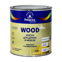 Краска "WOOD" для дерева и мебели акриловая база с 0,9 л (1/4) "Пеллигрина жемчуг"