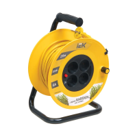 Купить Удлинитель на катушке "GARDEN" с термозащ. 4 розетки, 20 м 2*0,75 мм (1) "IEK"