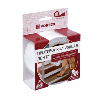 Купить Лента клейкая противоскольз. 50 мм х 5 м прозрачная (1/48) "VORTEX" 24169
