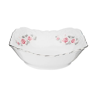 Купить Салатник "ROCOCO" бледная роза 24*24 см (1/6/36) "CMIELOW" OMDZ23-рококо-17