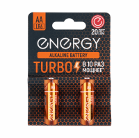 Купить Батарейка "ENERGY" ALKALINE TURBO LR6/2B тип аа (2 шт. в блистере) (1/12/108)