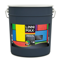 Эмаль алкидная универс. шелковисто-матовая база 1 (белая) 9 л (1) "LINNIMAX"