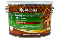 Пропитка декоративная "Экстра 3 в 1" красное дерево 9 л (1) "DREVIKA"