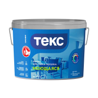 Краска в/д "Профи" для стен и потолков моющаяся база D  9 л (1) текс