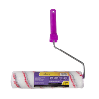 Купить Валик полиакрил универсал.  D48/250 мм (ворс 12 мм) бюгель 8 мм (в сборе) (1/36)  "KRAFOR" 014-0250