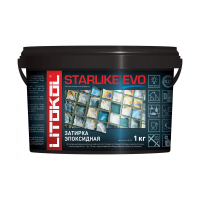 Купить Затирка эпоксидная 2-х комп. "STARLIKE EVO" S.350 BLU ZAFFIRO, ведро 1 кг (1) LITOKOL