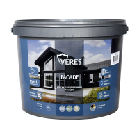 Краска "FACADE" для деревянных фасадов акриловая графит 9 л (1) "VERES"