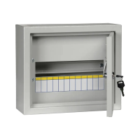 Купить Щиток распределительный навесной "TITAN 3" щрн-12 IP31, 12 модулей, металл. 265*310*120 мм (1) "IEK"