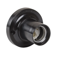 Купить Патрон для лампы потолочный пкб27-04-к21 карболитовый е27 (черный) (1/50/200) "IEK"