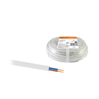 Купить Шнур шввп 2 х 0,5 мм² гост (бухта 10 м) белый (1/20) TDM SQ0120-0003