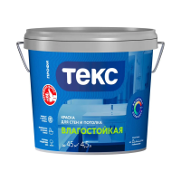 Краска в/д "Профи" для стен и потолков влагостойкая база а  4,5 л (1) текс