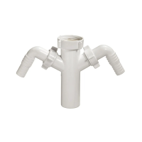 Купить Патрубок с двумя отводами для стир./ посудом. машин 1 1/2" х 40 (1/110) "ORIO" а-4176