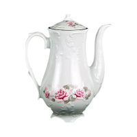 Купить Чайник-кофейник "ROCOCO" бледная роза 1200 мл (1/2/24) "CMIELOW" OMDZ23-рококо-10