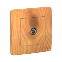 Купить Розетка телевизионная "BLANCA" коннектор, ясень (1/10/20) "SCHNEIDER"