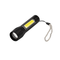 Купить Фонарь аккум. алюмин., головной свет 1,5 вт, боковой 2 вт, USB кабель (1/240) "REXANT" 75-714