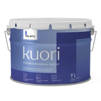 Краска фасадная "KUORI" атмосферостойкая база а 9 л (1) "TALATU"