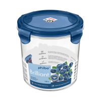 Купить Контейнер для продуктов "BRILLIANT" 1,15 л круглый (синий) (1/12) "Бытпласт"