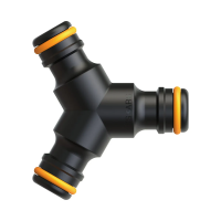 Купить Тройник для соединения шлангов 1/2" - 3/4" - 3/8" (1/12) "FISKARS" 1027070