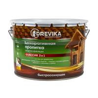 Пропитка декоративная "Классик 2 в 1" бесцветный 9 л (1) "DREVIKA"