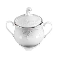 Купить Сахарница "ROCOCO" узор платина 250 мл (1/6/36) "CMIELOW" 0035960-OMAZ2304-рококо
