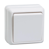 Купить Выключатель открыт. уст. "Октава" 1 кл. вс20-1-0-об, 10а, белый (1/36/432) "IEK"