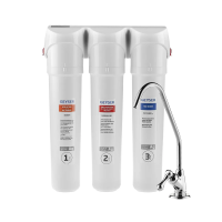 Купить Система очистки воды "Смарт макс био" 3 ступени (под мойку, с краном) (1/3) "Гейзер"