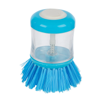 Купить Щетка для мытья посуды с емкостью для моющего средства 70 мл (1/12/48) "Рыжий кот" KB-05