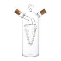 Купить Емкость для масла и уксуса "OLIVA" 350/50 мл виноград (стекло) (1/24) "MALLONY"