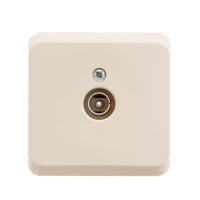 Купить Розетка телевизионная открыт. уст. "Этюд" коннектор, кремовый (1/25/200) "SCHNEIDER"