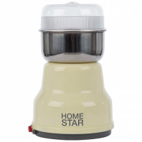 Купить Кофемолка "HOMESTAR" HS-2001  150 вт (бежевый) (1/12)