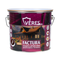 Пропитка декоративная "FACTURA" орех 3 л (1/4) "VERES"