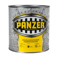 Эмаль универсальная молотковая синяя 2,5 л (1/6) "PANZER"