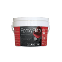 Купить Затирка эпоксидная 2-х комп. "EPOXYELITE" E.06 мокрый асфальт, ведро 1 кг (1) LITOKOL