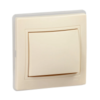 Купить Выключатель "KVARTA" 1 кл. вс10-1-0-ккм-44, 10а, кремовый (1/8/160) "IEK"