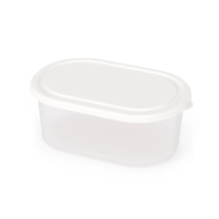 Купить Емкость для свч овальная 1 л (белый) (1/36) "Альтернатива" м8793