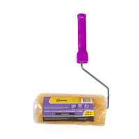 Купить Валик структурный поролон. "Грубый"  D80/180 мм бюгель 6 мм (в сборе) (1/50)  "KRAFOR" 088-0180