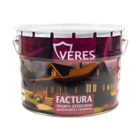 Пропитка декоративная "FACTURA" ваниль 9 л (1) "VERES"