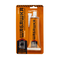 Герметик силикон. универсальный белый 85 мл (1/12/144) "Шабашка"