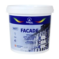 Краска "FAсADE" для фасадов и цоколей акриловая база с 2,7 л (1/2) "Пеллигрина жемчуг"
