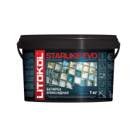 Купить Затирка эпоксидная 2-х комп. "STARLIKE EVO" S.110 GRIGIO PERLA, ведро 1 кг (1) LITOKOL