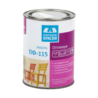 Эмаль "Оптимум" пф-115 красная  0,9 кг (1/14) текс