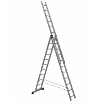 Купить Лестница-стремянка 3 секции по 11 ступеней (1) "Алюмет"