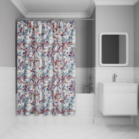 Купить Штора для ванной 200*180 см (полиэстер) (1/20) "IDDIS" BX05P18I11