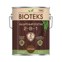 Биотекс палисандр  2,7 л (1/6) защитный состав  2 в 1 текс