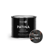 Краска декоративная термостойкая "PATINA" медь 0,2 кг (1/20) "ELCON"