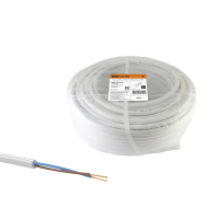 Купить Провод пвс 2 х 4 мм² гост (бухта 100 м) белый (1) TDM SQ0118-0129