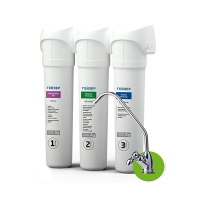 Купить Система очистки воды универс. "Смарт" 3 ступени (под мойку, с краном) (1/3) "Гейзер"