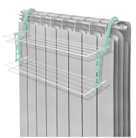 Купить Сушилка для белья на радиатор складная (суш. полотно 6,1 м) белая (1/5) сб6-65п/б  "Ника"