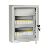 Купить Щиток распределительный навесной "TITAN 3" щрн-24 IP31, 24 модуля, металл. 395*310*120 мм (1) "IEK"